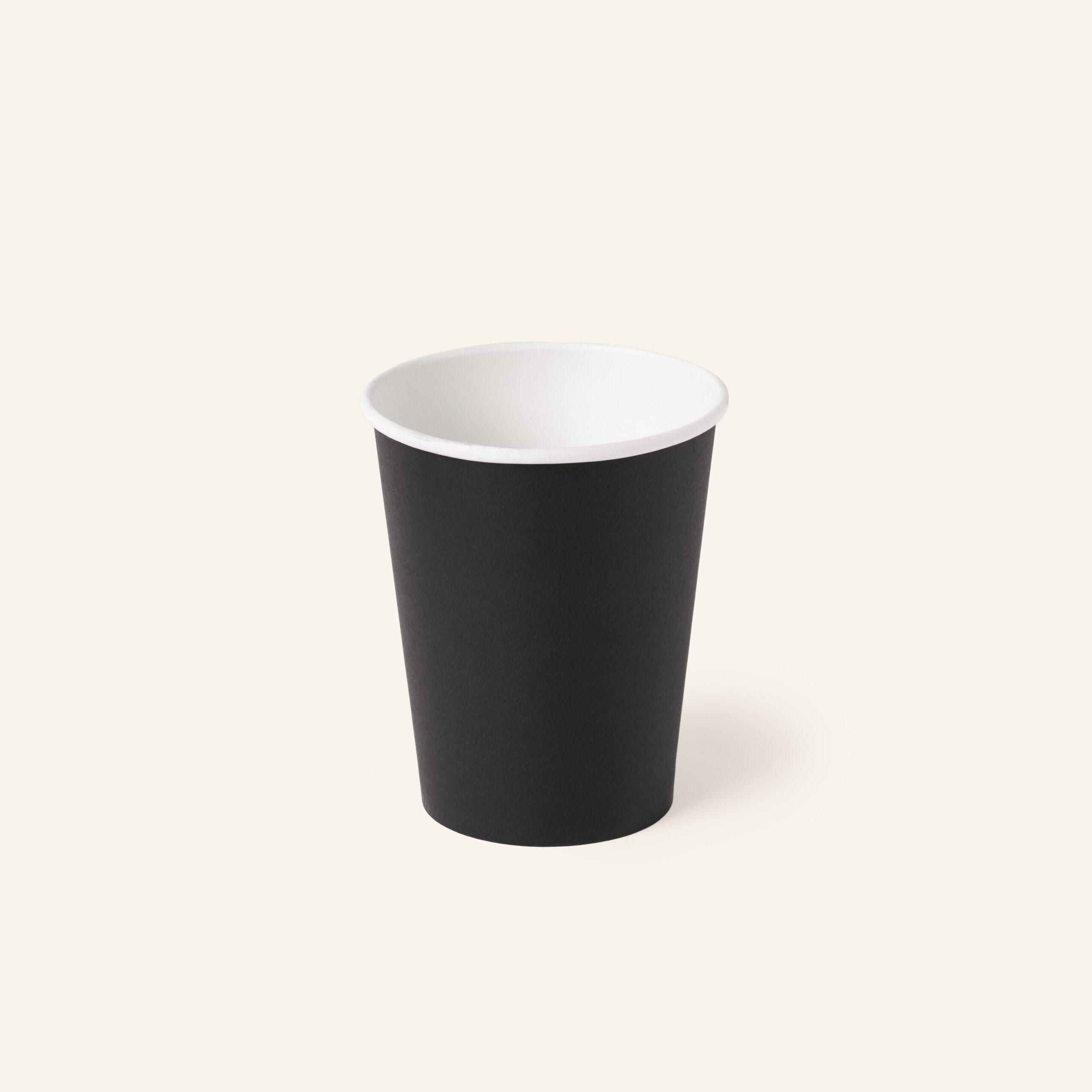 Single Wall Matte Black Coffee Cup