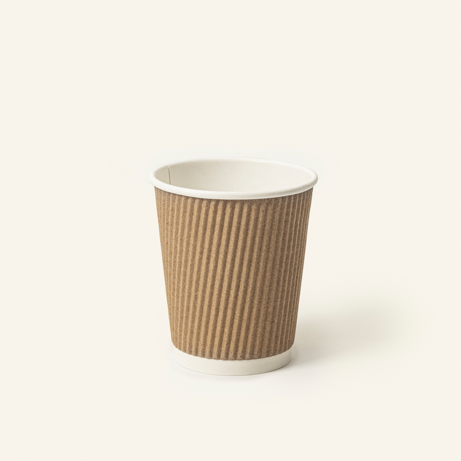 Double Wall Kraft Ripple Coffee Cup