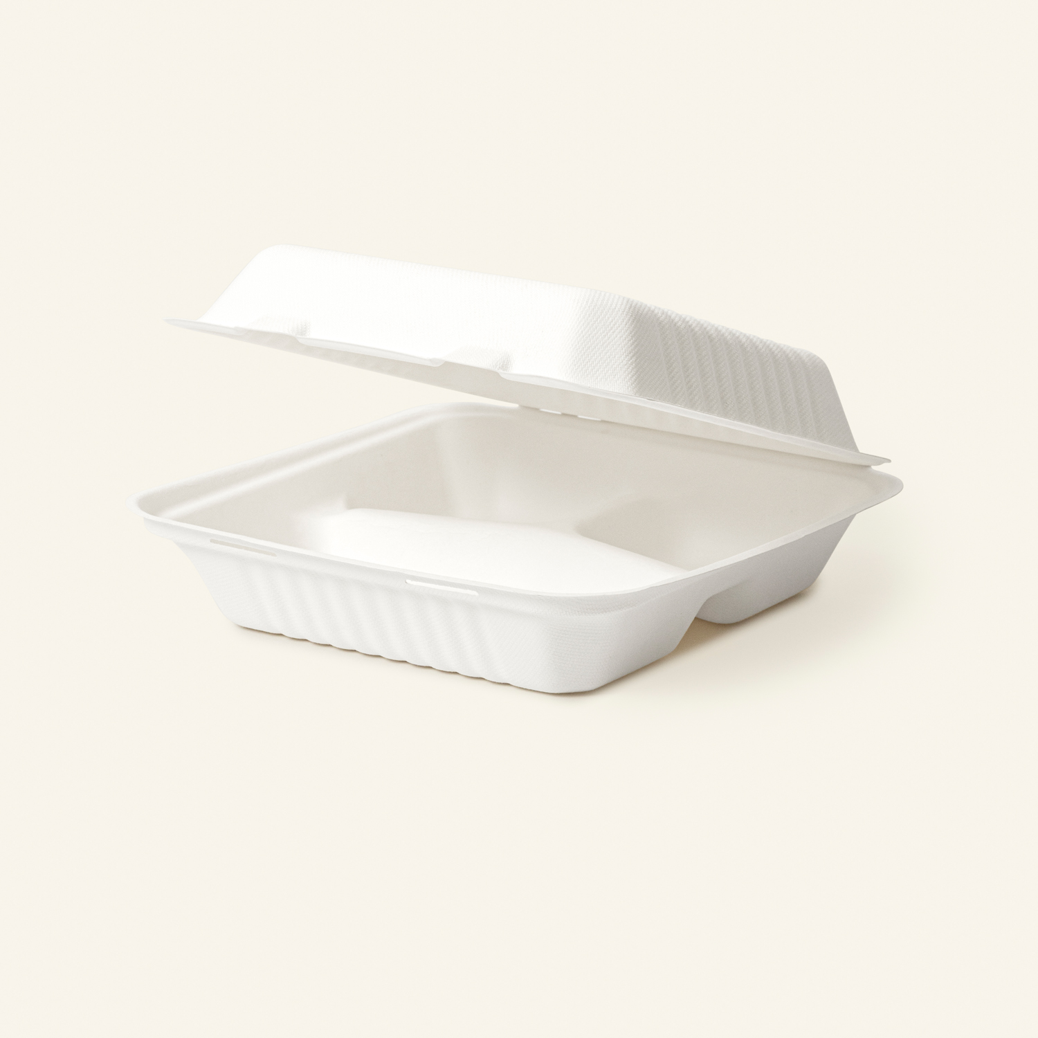 Bagasse 1200ml 3-Comp Clamshell
