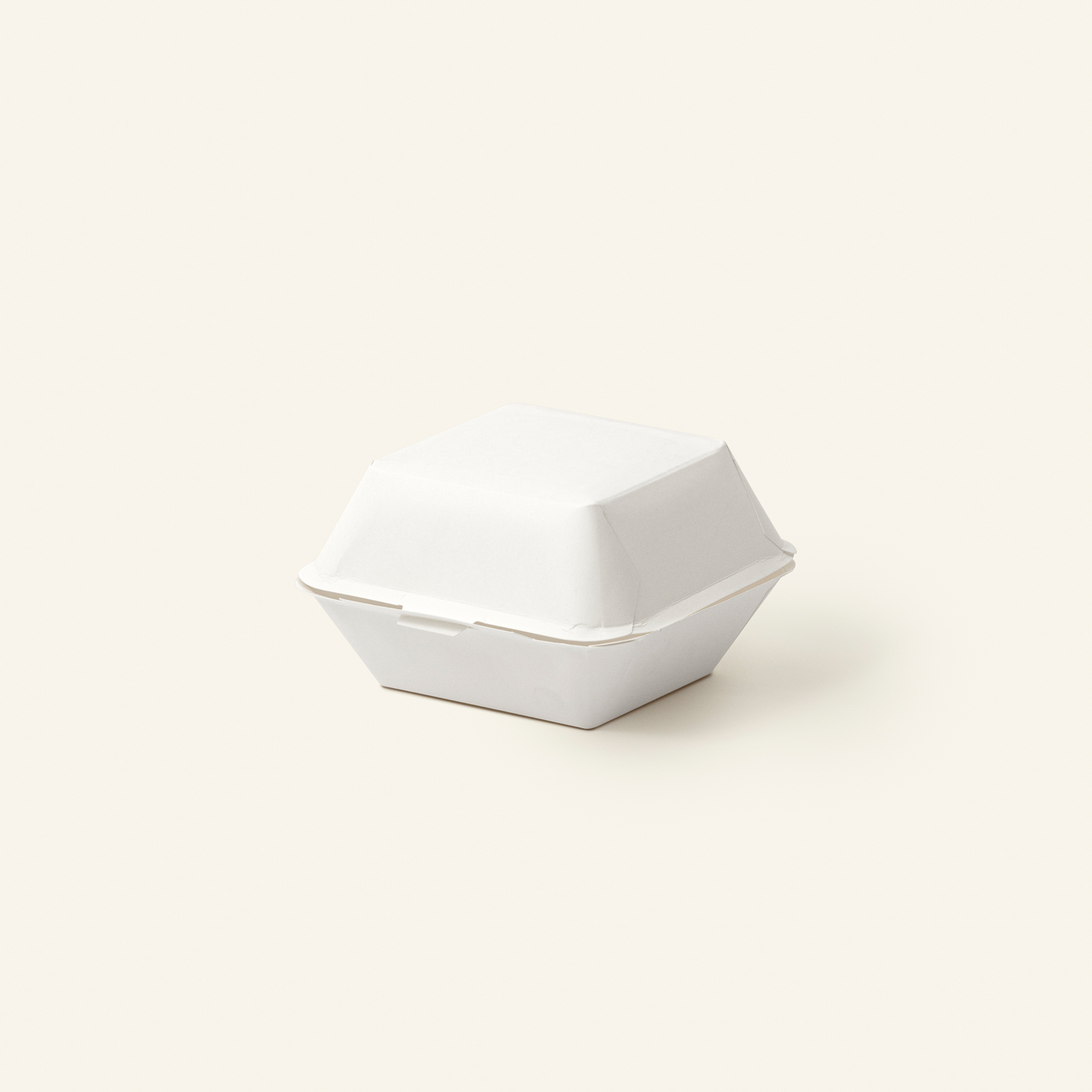 White Paper Burger Box