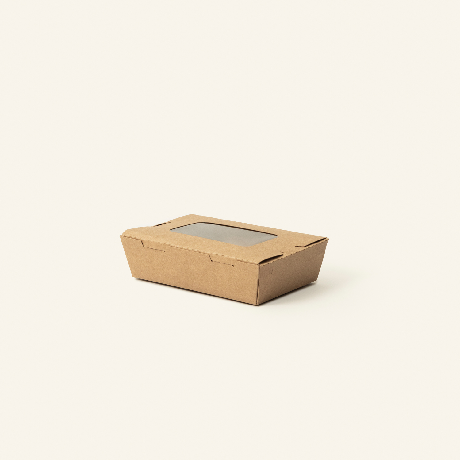 Kraft Paper Window Lunch Box