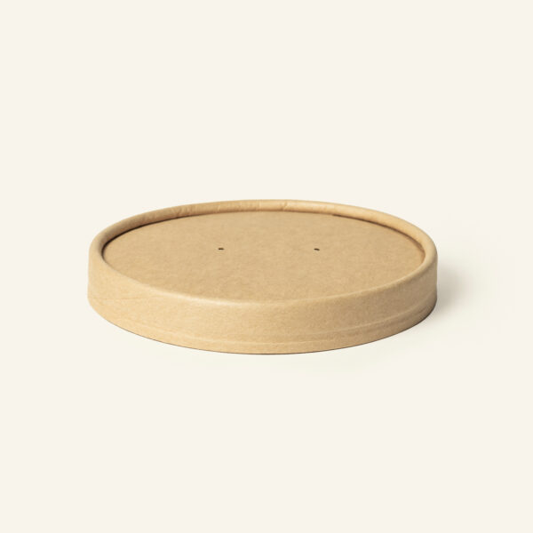 Kraft Soup Tub Paper Lid