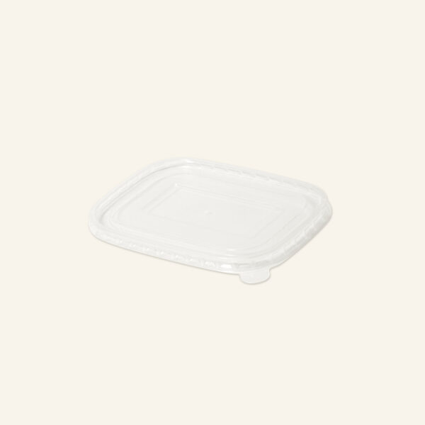 Kraft Portion 2/D Rectangular Bowl Lid