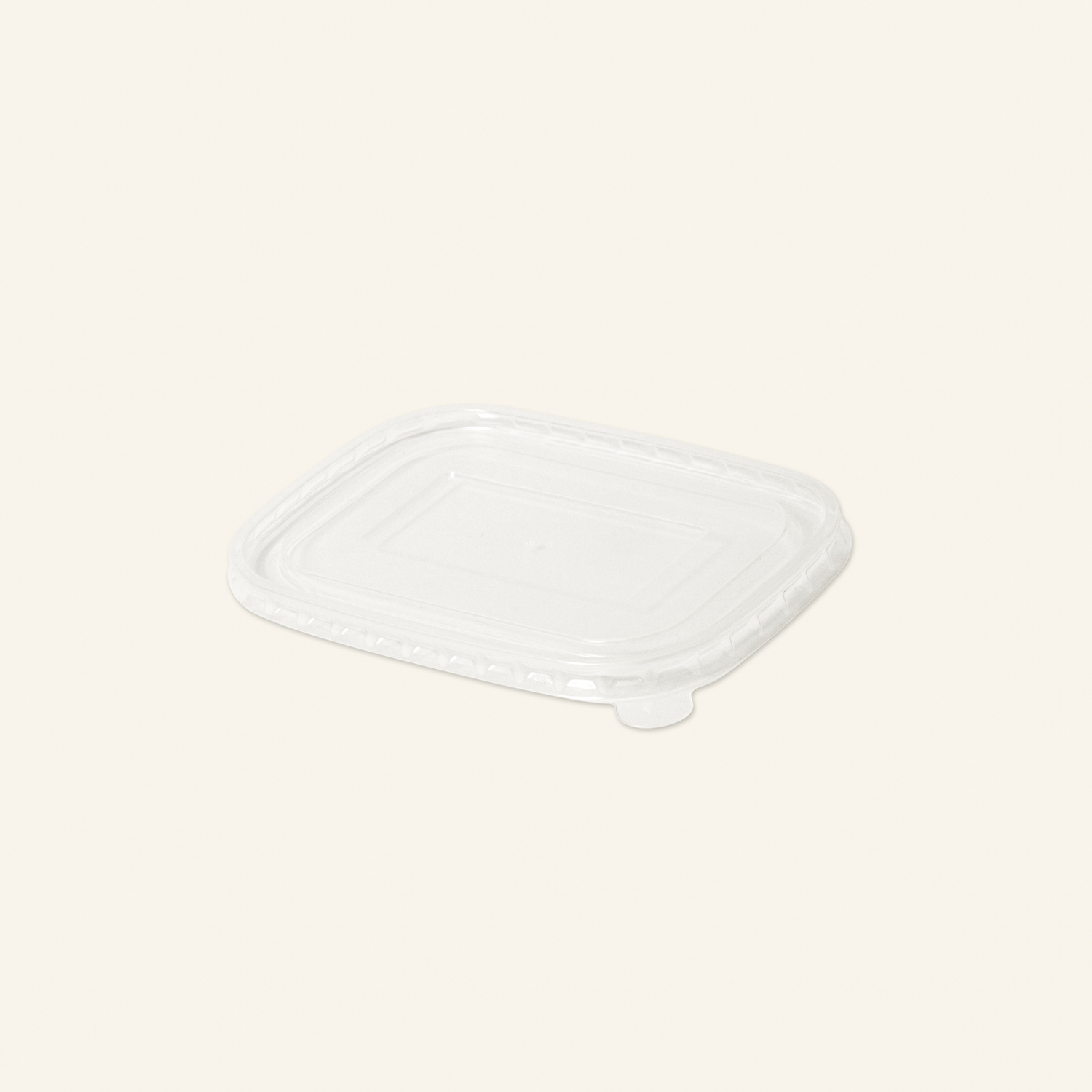 Kraft Portion 2/D Rectangular Bowl Lid