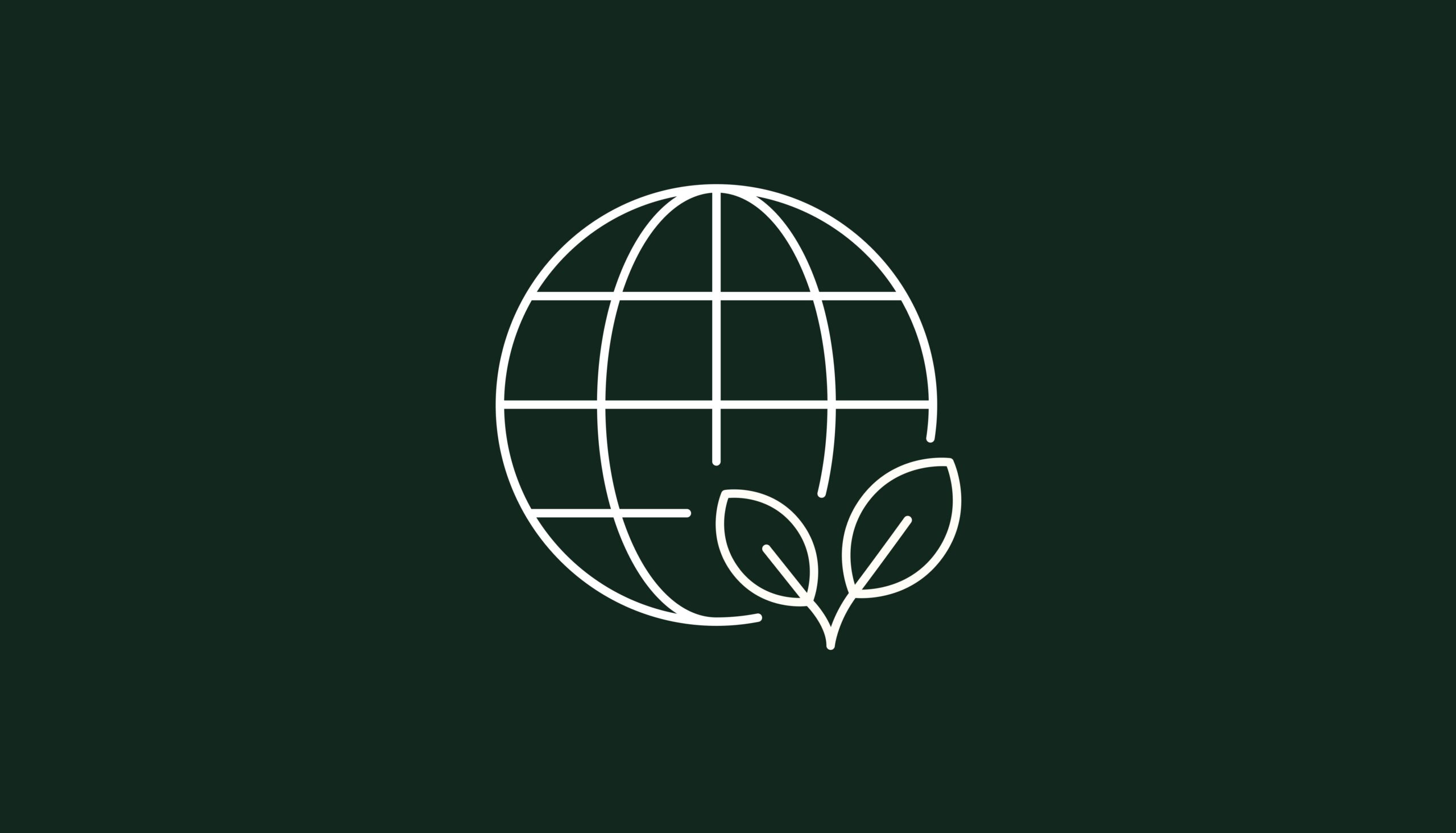 An icon symbolising sustainable packaging.