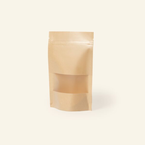 Kraft Pouch Bag With Window