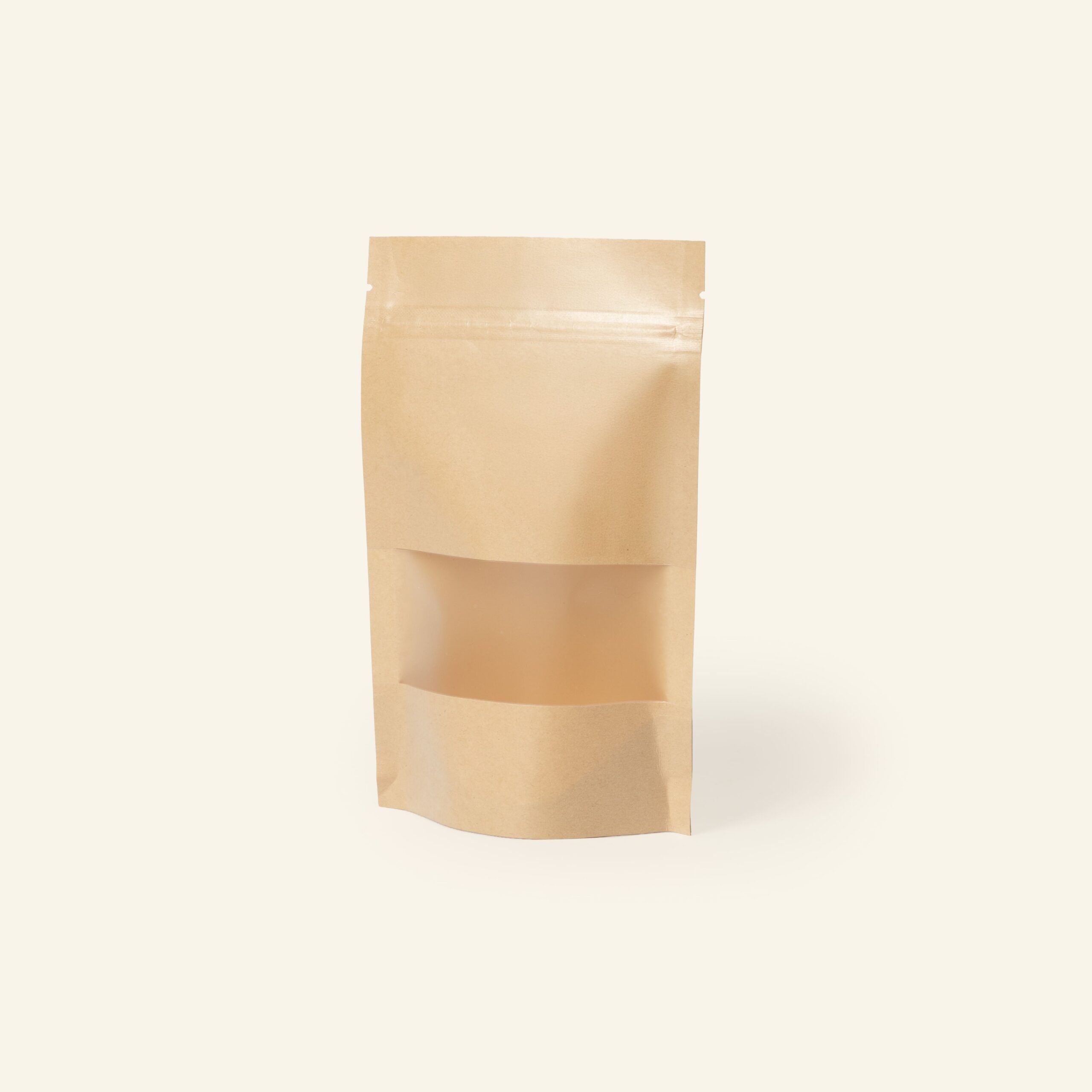 Kraft Pouch Bag With Window