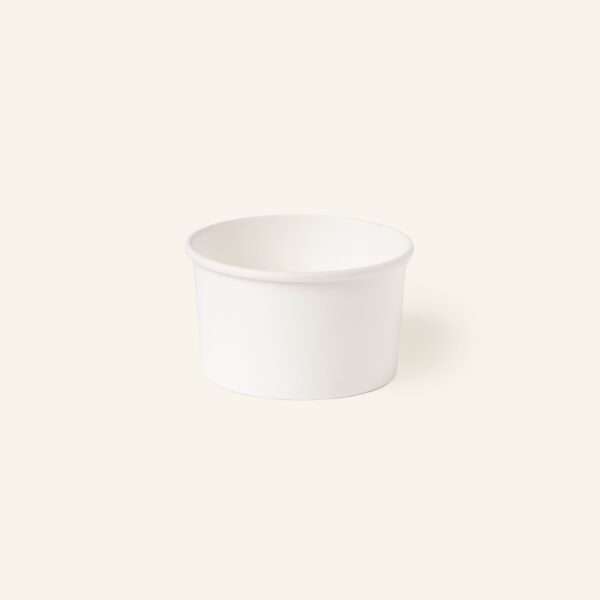 White Ice Cream Tubs