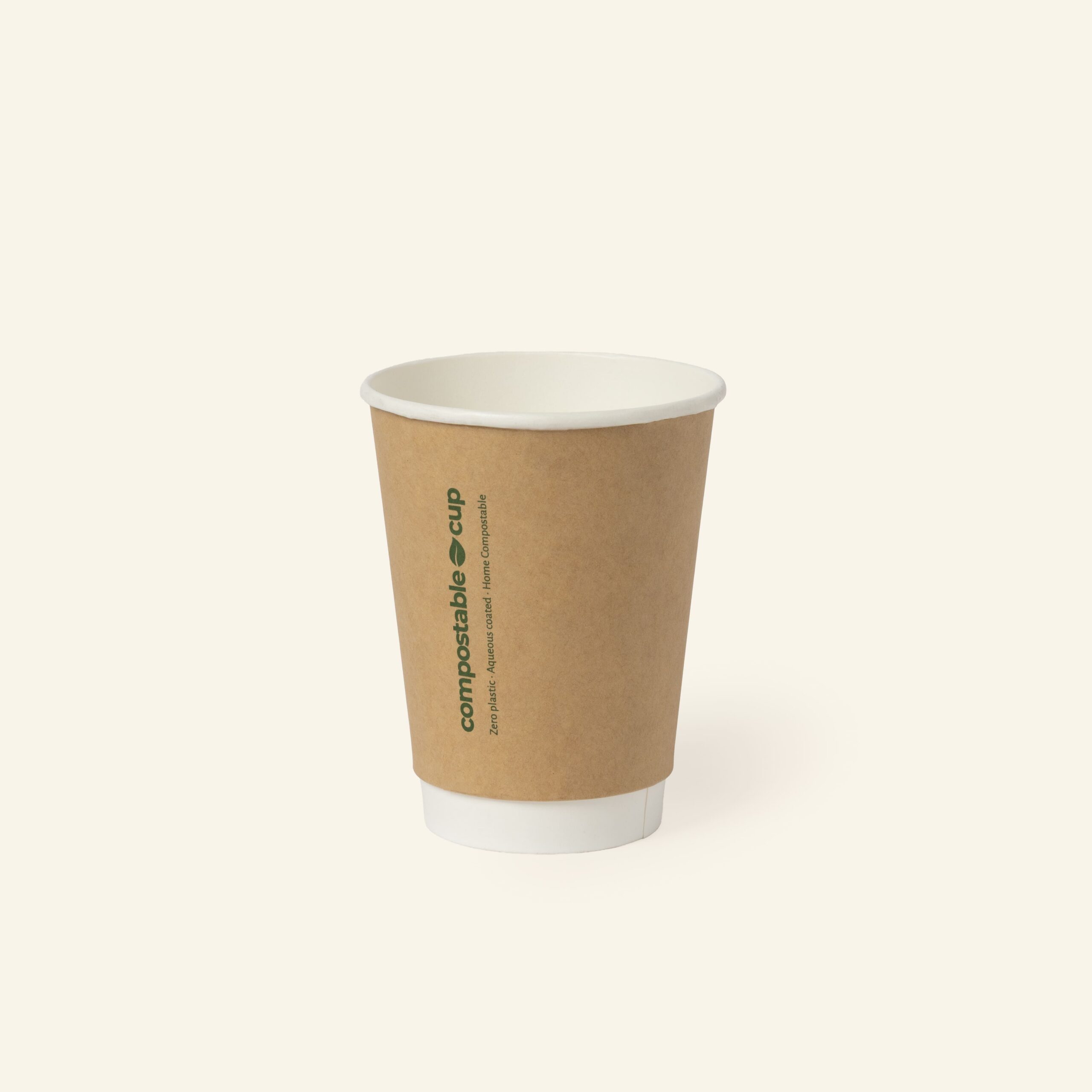 Aqua Double Wall Kraft Coffee Cup
